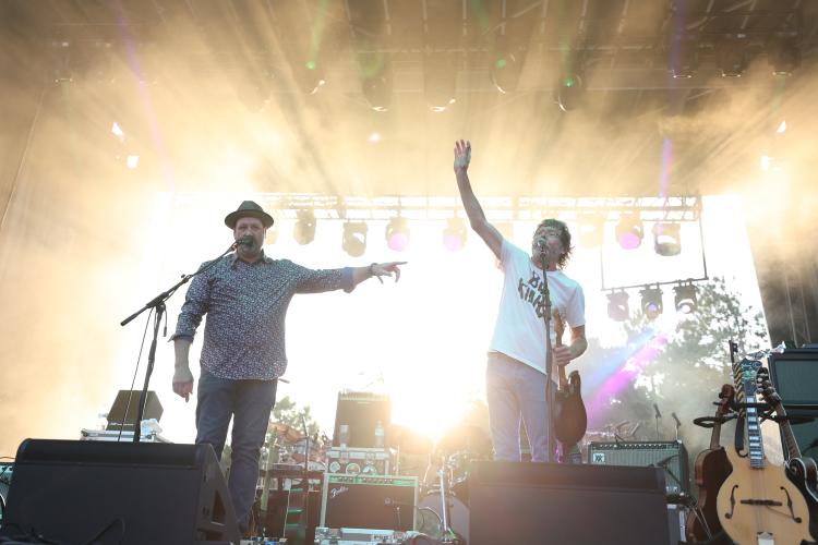 SamBush-BrandenNall Sam Bush Band Blue Ox Music Festival 2024