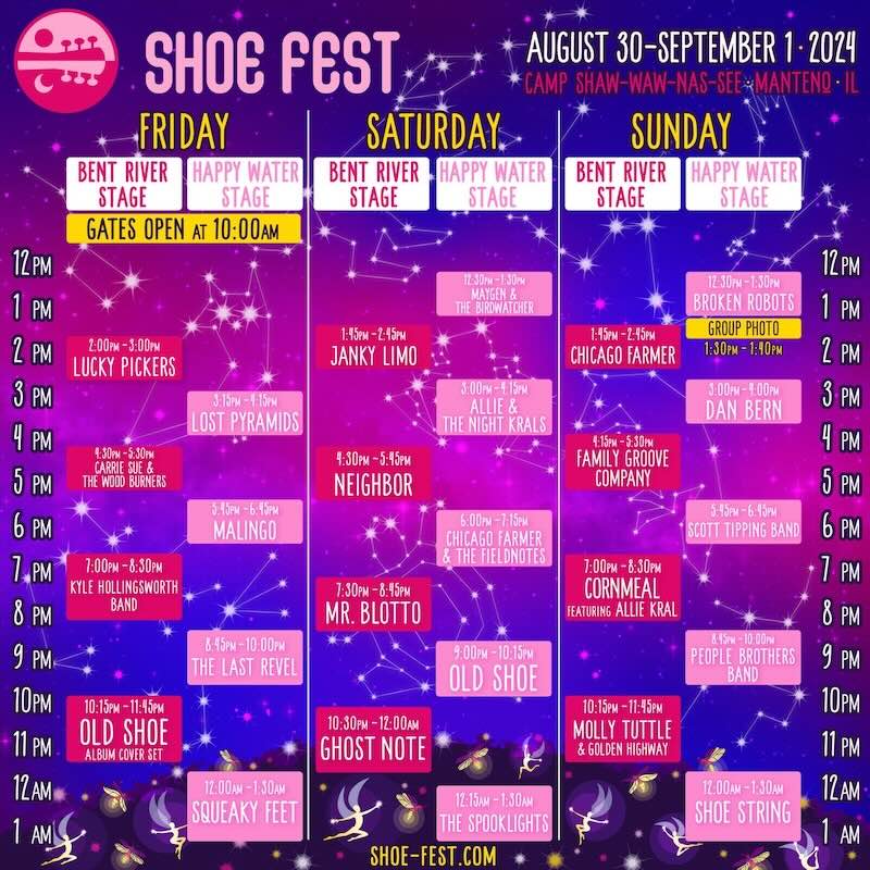 ShoeFEst-2024-schedule ShoeFest 2024 Schedule