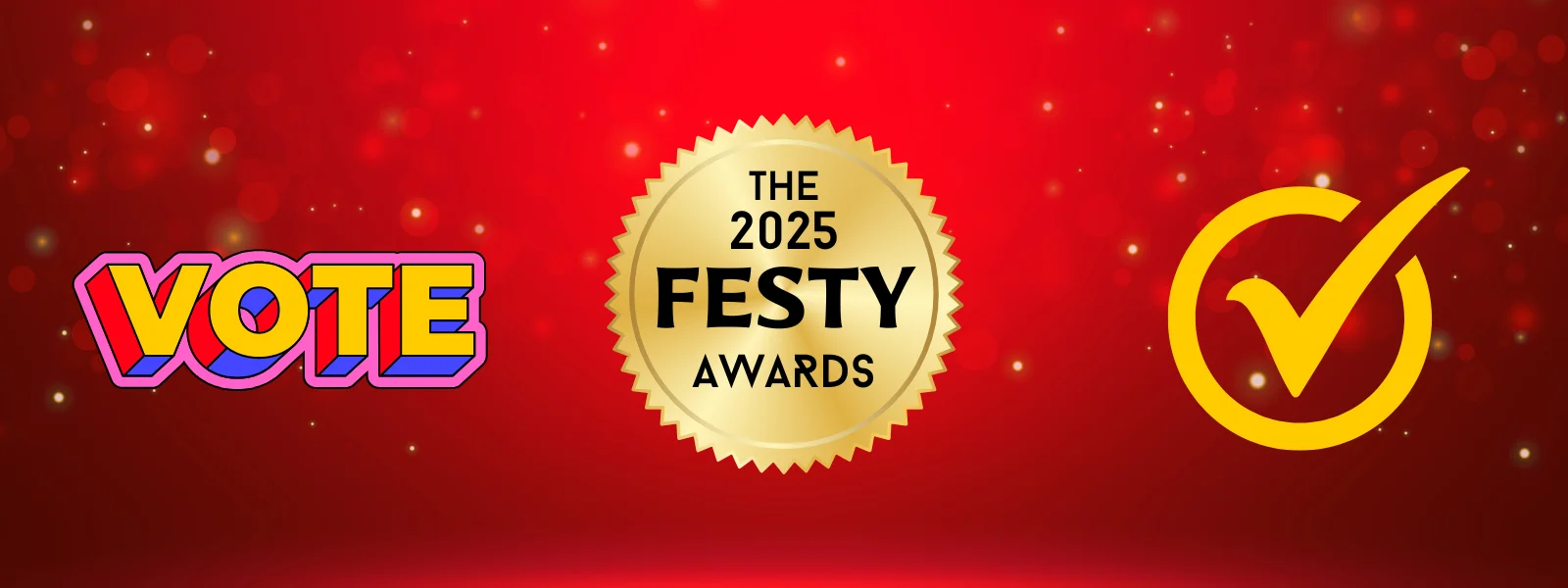 Festy Awards Banner (1600 × 600 px) VOTE for the best in live music and festivals: The 2025 FESTY AWARDS