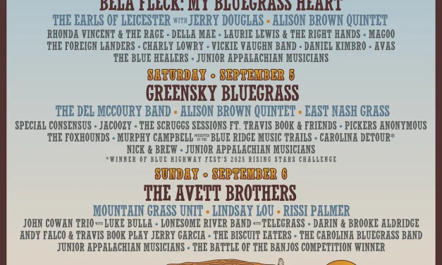Earl Scruggs Music Festival Announces 2026 Lineup